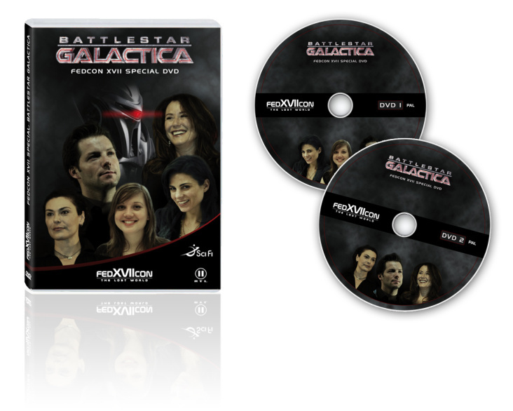 Battlestar Galactica Cover + Label art