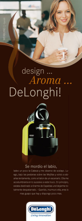 Anzeige für DeLonghi – WOMAN