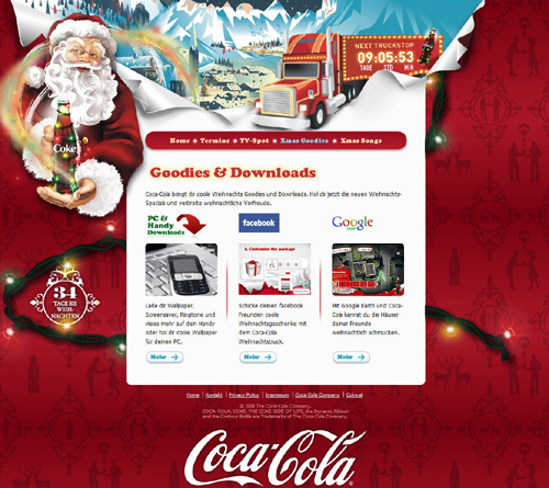 Coca Cola Österreich Weihnachten Goodies