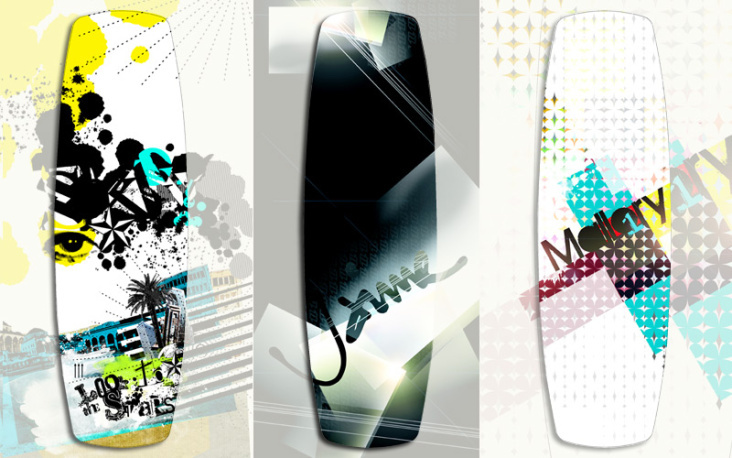 layouts for nkb kiteboards