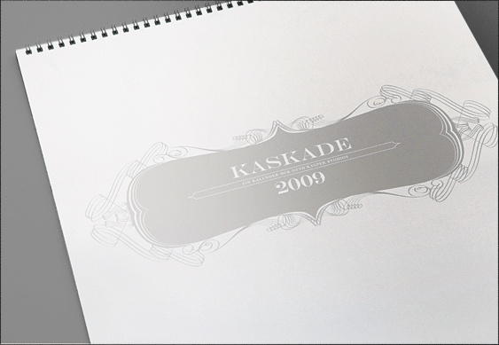 „Kaskade 2009“ – Jahreskalender | Agentur: E620 | Kunde: Otto Kasper Studios