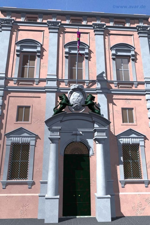 Schlossfassade (Detail)