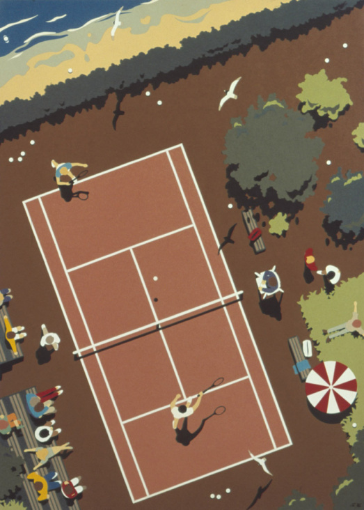 Tennis (Farbpapier)