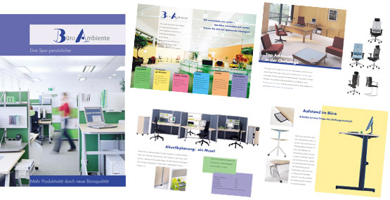 Büro Ambiente Broschüre 12-seitig