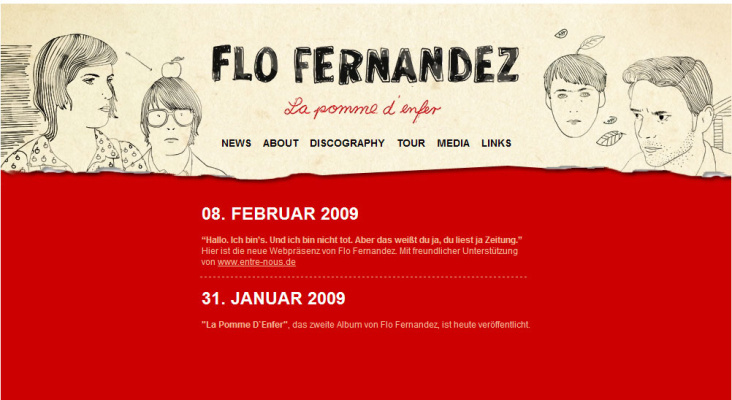 Screenshot flofernandez.com