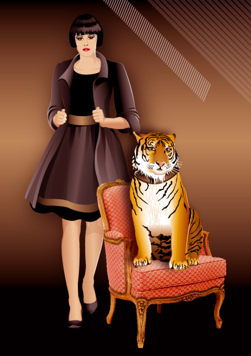 Sandrine et le Tigre