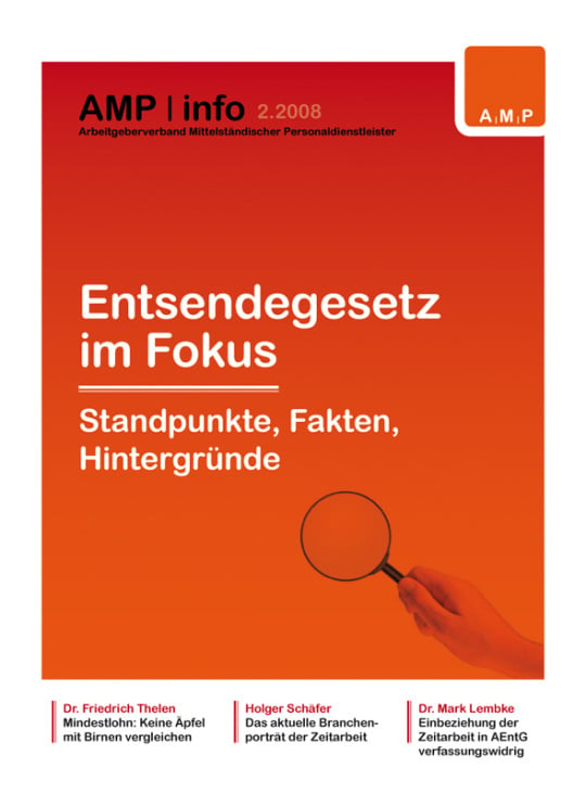 AMP Magazin, Deckblatt