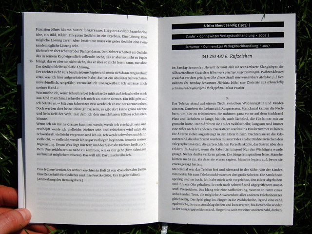 Buchgestaltung »Hermetisch offen« ¬ Verlagshaus J. Frank Berlin ¬ 2008