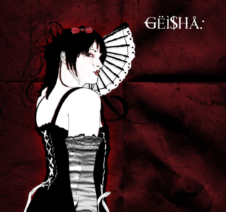 Freundin Geisha – illustraion