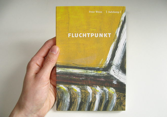 Peter Weiss „Fluchtpunkt“ – Buchgestaltung und Illustration, freies Projekt