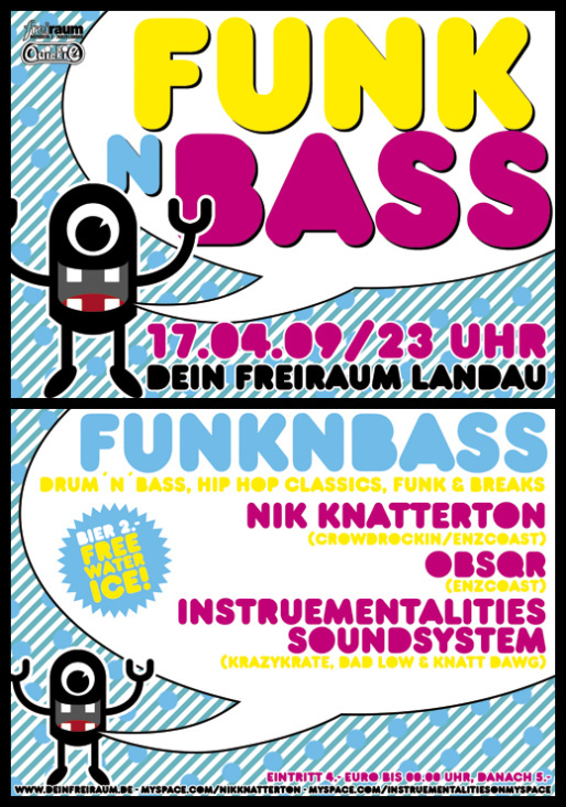 Flyer für „Quickie FunknBass“