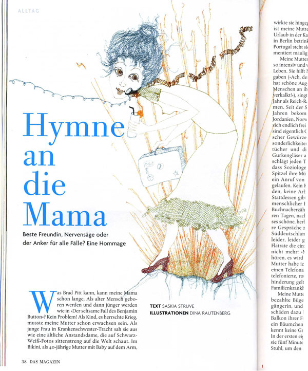 Illustration für DasMagazin, Maiausgabe 2009
