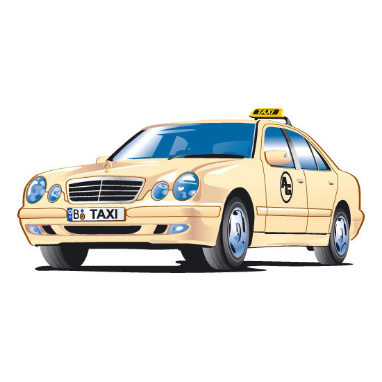 Illustration »Deutsches Taxi«