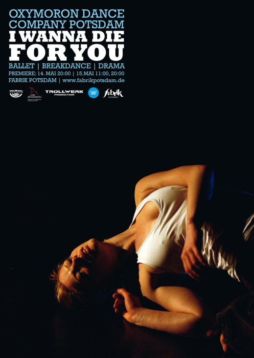 Plakat für die Oxymoron Dance Company Potsdam