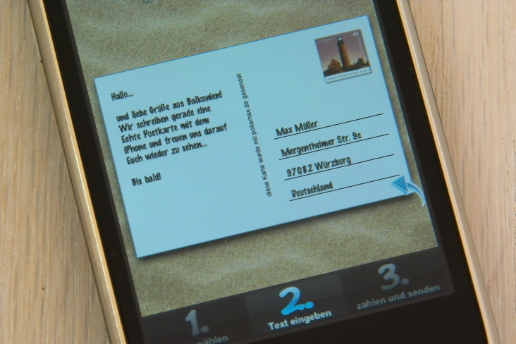 Echte Postkarten vom iPhone – PokaMax Application
