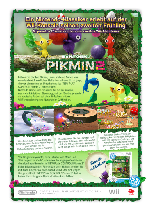 Pikmin New Play Controll – Newsletter