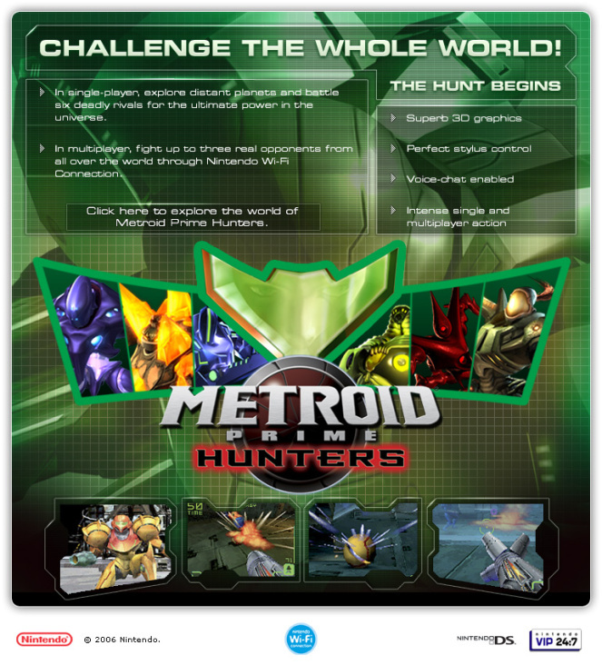 Metroid Prime Hunters – Newsletter
