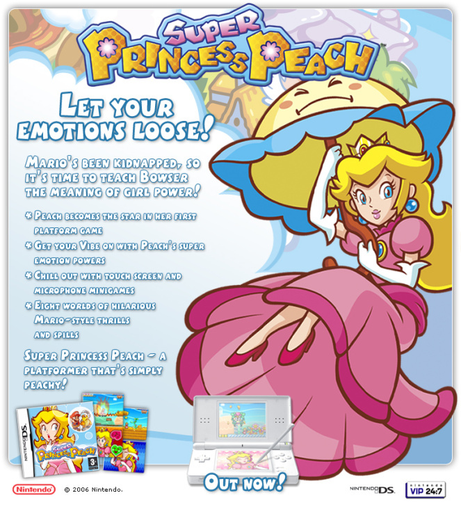 Super Princess Peach – Newsletter