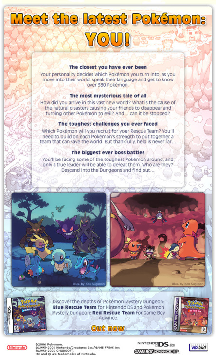 Pokémon Mystey Dungeon – Newsletter