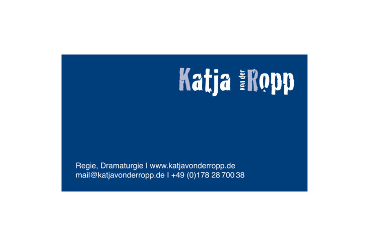 Visitenkarte für Katja von der Ropp