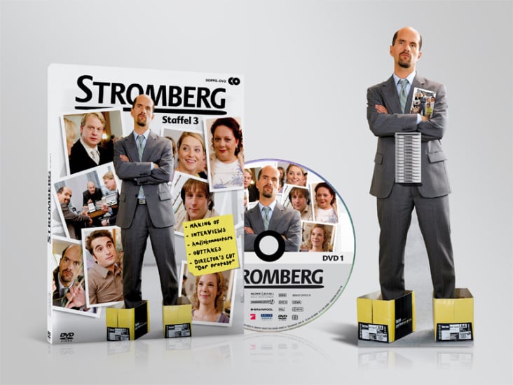 DVD Artwork & Salesdisplay Stromberg