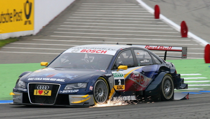 Sparkles – Martin Tomczyk bei dem DTM-Finale auf dem Hockenheimring im Jahr 2008