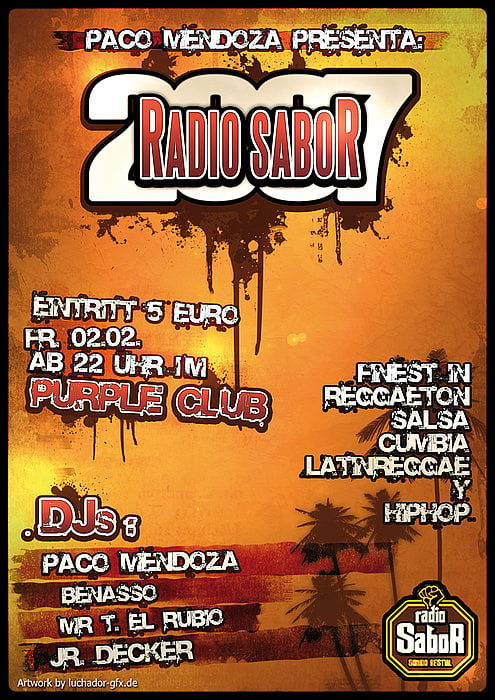 Latino Party Flyer