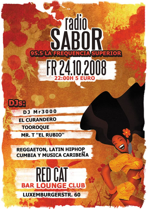 Latino Party Flyer