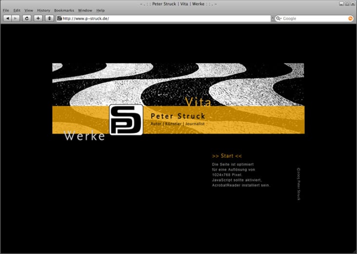 Webseite – p-struck.de