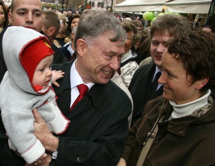 Bundespräsident Horst Köhler bei seinem Besuch in Zweibrücken