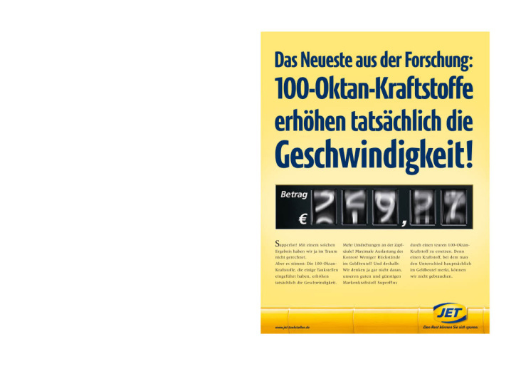 Jet Tankstellen Kampagne
