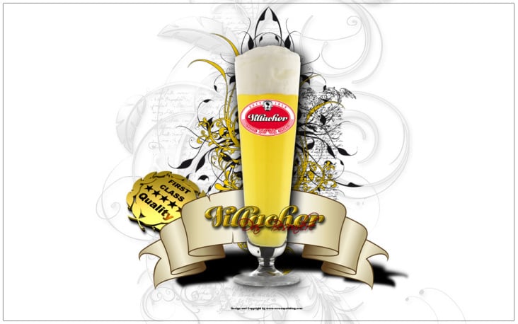 Screen Design Villacher Bier