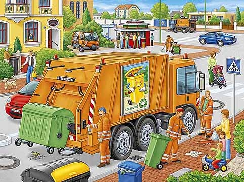 Ravensburger Puzzle „Müllabfuhr“