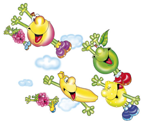 Illustration für Trolli – Fruchtgummiverpackung