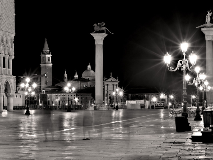 Piazetta, St. Marco bei Nacht