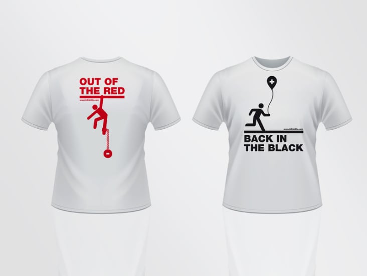 back in the black – Promo-Shirts