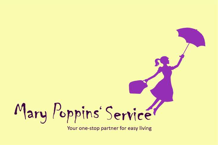 Mary Poppins Bussinescard front