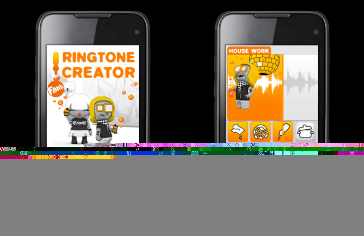 Fanta „Ringtone Creator“ – Interfacedesign
