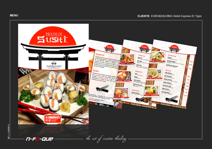 Speisekarte Sushi