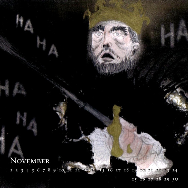 Tischkalender (Illustrationen) zu Stanislav Lemm-König Murdas