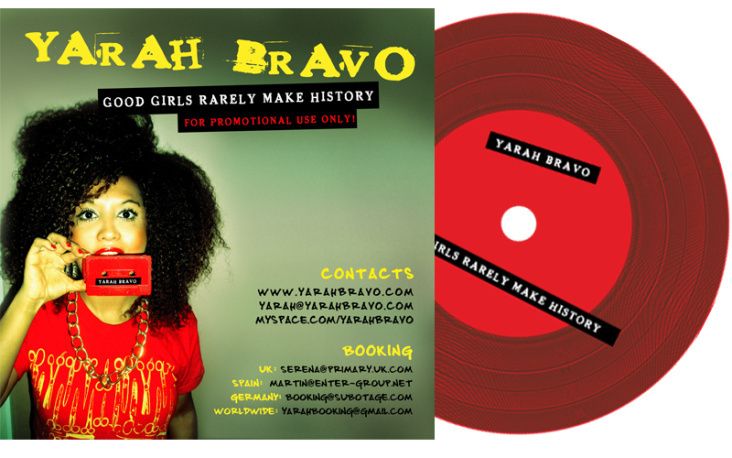 CD Cardboard Sleeve / CD Kartonstecktasche für die Promoversion des Albums „Good Girls Rarely Make History“