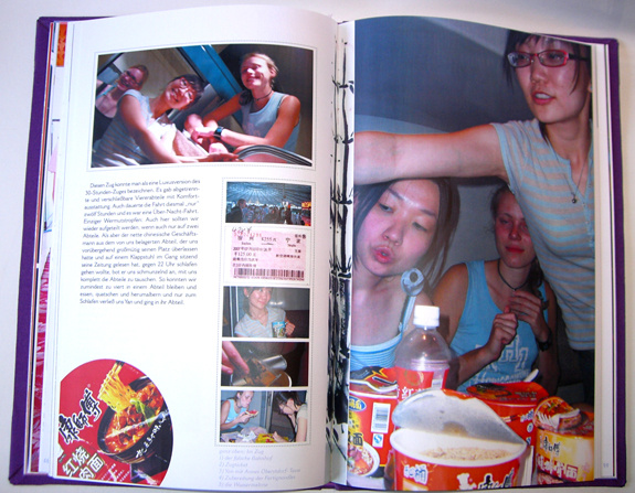Reisetagebuch China – Buchgestaltung von Sabrina Romstätter