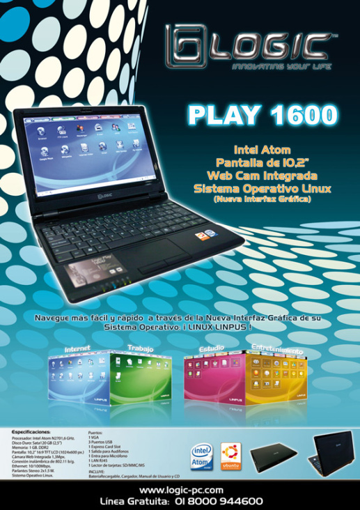 Poster for Notebook Logic. Customer: Logic