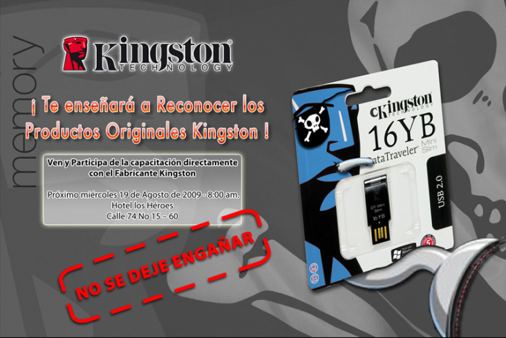 Invitation to Kingston Sales Training Kingston-Colombia