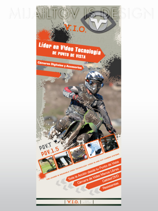 Banner external. Customer: VIO Camera Digital for Bike