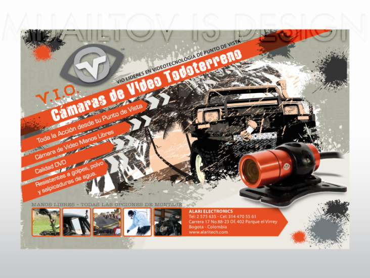 Flyer Customer: VIO Digital Camera POV 1.5 for 4×4