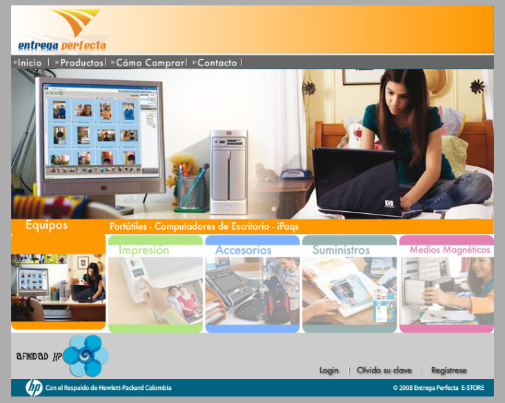 Mini Sit: E-Store HP-Entrega Perfecta. http://www.mijailtov.com/Varios/HP_estore/index.html