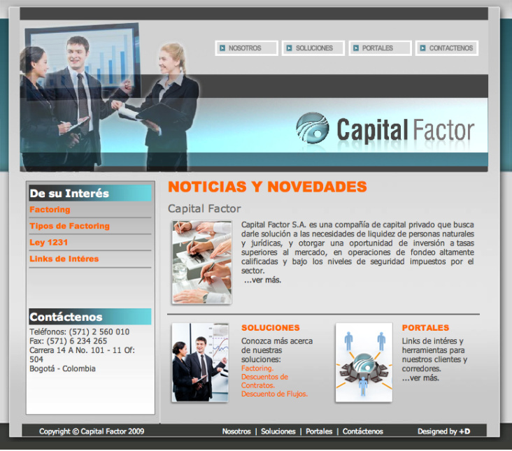 Web Site: Capital Factor S.A.: http://www.capitalfactorsa.com/