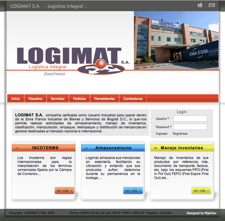 Web Site: Logimat S.A. Colombia:  http://www.logimat.com.co/