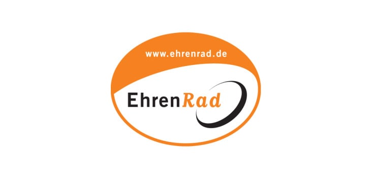 Ehrenrad | Corporate Design | Schutzblechaufkleber